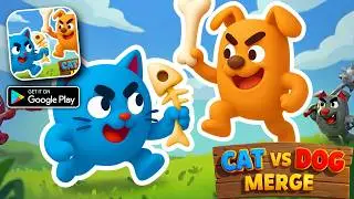 Cat VS Dog Merge - First Time Playing - Gameplay Walkthrough 1 (Android, PC)
