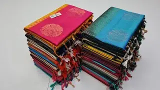 Tissue Border Soft Silk Sarees || Best Silk Sarees Manufacturer In Coimbatore || Online Shopping