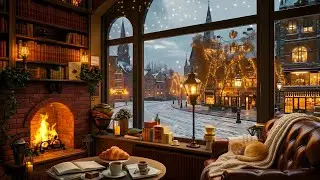 Cozy Winter Cafe Jazz Piano | Background Music for Relaxing, Studying, Working, or Reading