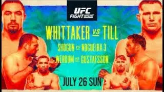 UFC Fight Island Whittaker vs Till Breakdown and Prediction