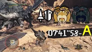 [ MHW:I ] LR/HR Arena Quest 09 Solo A Rank (L- 07'41