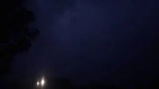 Thunder and lighting in Torquay Devon
