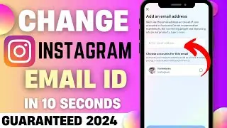 How to Change Instagram Email id 2024 (NEW UPDATE)  Live Proof