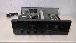 Sony TA-F400 , Sony CDP-797 - демонстрация работы и внутреннее устройство.