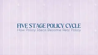 Five Stage Policy Cycle