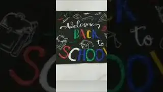 Welcome Back To School Poster #art #poster #shorts