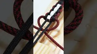 Paracord Keychain With Hex Nuts Part3 #shorts