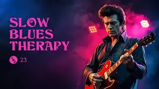 Slow Blues Therapy. Slow minor-key blues rock. Background music for deep relaxation.