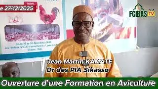 Ouverture de la formation en aviculture organis&eacute;e par la Fondation Caritative Imam B&acirc;h Aly SANOGO.