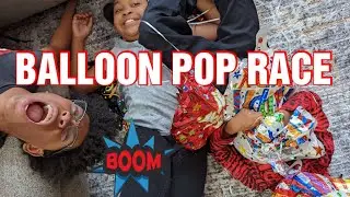 Balloon Pop RACE! Helium Balloons! KIDS GAME! ASMR! Shhhh..... #balloon #kidz #kids #asmr #pop