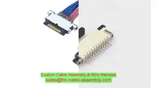 Hirose 30 pin 1.25 mm pitch DF13 Connector and 20 pin HIF3BA 2.54 mm Pitch Connector LVDS Cable