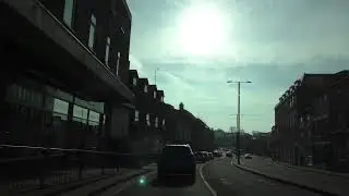 Driving On Deansway, College Street & City Walls Road, Worcester, England 5th March 2025