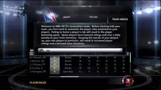 NBA 2K12 Association Creation