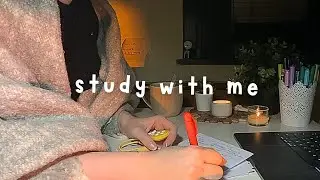 STUDY WITH ME ✨ | 1-Hour Physics & Anki Flashcards (No Music, No Break, DeepFocus) premed journey
