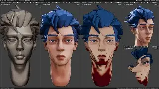 Stylized Head Sculpt Practice