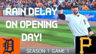 MLB The Show 18 Detroit Tigers Franchise Ep 2 RAIN DELAY ON OPENING DAY! S1 G1