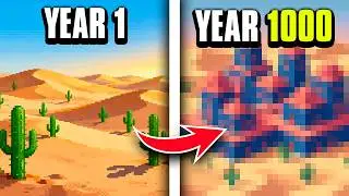 I Left A World Alone With NOTHING but SAND For 1000 Years In WorldBox!