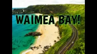 Waimea Bay, Hawaii From the Sky! || 4k Drone Footage