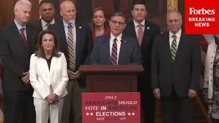 BREAKING NEWS: Speaker Johnson Takes Victory Lap After SAVE America Act Passes The House