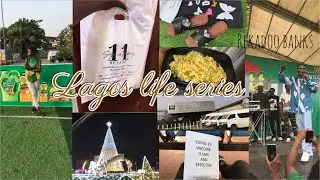 Lagos life series14:My Business,power oil event,night out,getting COVID vaccine,Christmas carol,work
