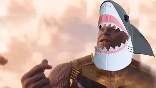 Baby Thanos Shark (Baby Shark Marvel Thanos Tony Stark Parody)