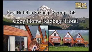 Discover Kazbegi's Best Hotel: Cozy Home Kazbegi hotel.(Cottages Hotel) G&uuml;rcistan / Georgia 🇬🇪 .4K