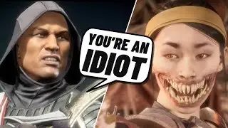 You're AN IDIOT | MK11 Rain INTROs Females |