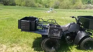 4 wheeler modifications are done.ready for trapping.