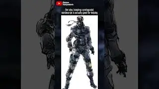 Solid Snake is a bit basic, and unspectacular, but that is part of the point #metalgearsolid