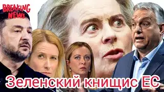 Зеленский своей речью оскорбил европейских лидеров