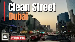 Evening Walk in Dubai 🇦🇪 | Exploring BurJuman Street in 4K | Cleanest & Busiest Areas 2025