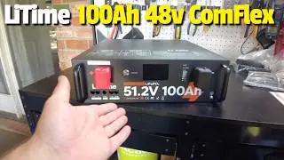 LiTime 48V 100Ah ComFlex Server Rack LiFePO4 Battery