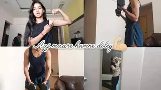 Jamke kiya exercise aur banaya meal || Vlog #7 ||