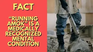 &ldquo;Running amok&rdquo; is a medically recognized mental condition #shorts