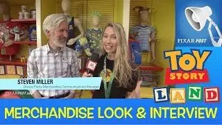 Toy Story Land Merchandise Preview & Interview with Steven Miller (Merchandise Comm Mgr)