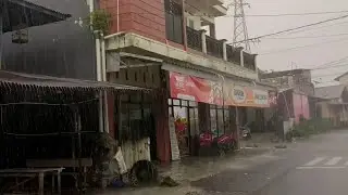 Lonely Rainy Street Ambience with Gentle Rain Sounds for Deep Sleep and Relaxation