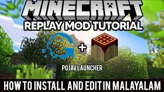 How To Install ReplayMod in PojavLauncher in Malayalam 🎥| #minecraft #pojavlauncher #replaymode