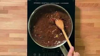 Beef Short Ribs adding stock, demi, braising with audio Completed