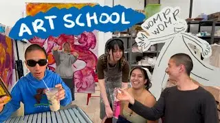 A Week at USC Art School // making a zine, painting, and more 🌱