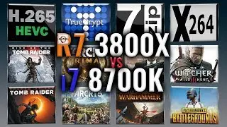 Ryzen 7 3800X vs i7 8700K Benchmarks | Test Review | Comparison | Gaming | 13 Tests