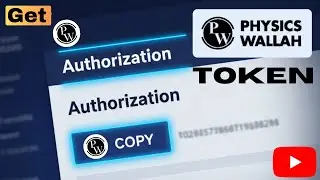 How to Get TOKEN from PW Website