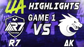 Rainbow7 vs All Knights Game 1 highlights - LEAGUE OF LEGENDS - LLA 2023 Opening Season