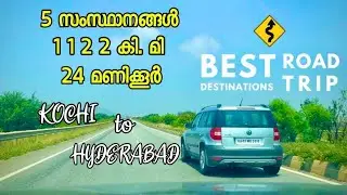 Kochi to Hyderabad Road Trip | Exploring Nandi Hills | Visiting Korean Shop | Jasmin Nooruniza
