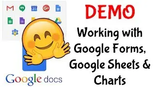 DEMO - Working with Google Forms, Google Sheets & Charts | The Indian Freelancer