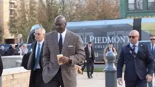 MJ arrives to first day of NASCOURT