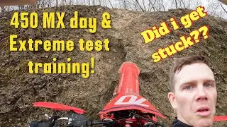 Ripping my new CRF450WE and Extreme Enduro test training! Vlog 6
