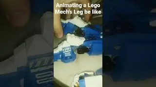 Animating a LEGO Mech's Leg be Like: @Polyfjord