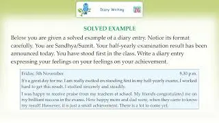 Ch_26| Class_3| Grammar |Diary Writing| For children