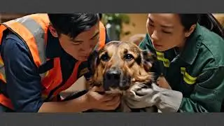German Shepherd Rescue: Trapped in Steel Rim to Full Recovery | Emotional Dog Rescue Story