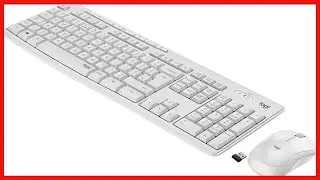 Logitech MK295 Wireless Mouse & Keyboard Combo with SilentTouch Technology, Full Numpad